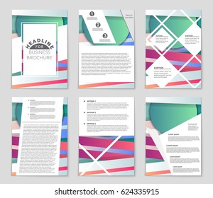 Abstract vector layout background set. For art template design, list, front page, mockup brochure theme style, banner, idea, cover, booklet, print, flyer, book, blank, card, ad, sign, sheet,, a4