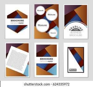 Abstract vector layout background set. For art template design, list, front page, mockup brochure theme style, banner, idea, cover, booklet, print, flyer, book, blank, card, ad, sign, sheet,, a4