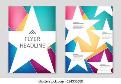Abstract vector layout background set. For art template design, list, front page, mockup brochure theme style, banner, idea, cover, booklet, print, flyer, book, blank, card, ad, sign, sheet,, a4