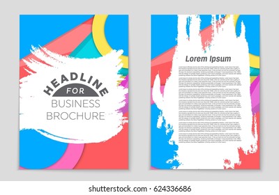 Abstract vector layout background set. For art template design, list, front page, mockup brochure theme style, banner, idea, cover, booklet, print, flyer, book, blank, card, ad, sign, sheet,, a4