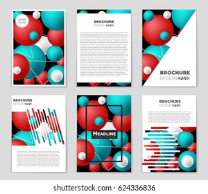 Abstract vector layout background set. For art template design, list, front page, mockup brochure theme style, banner, idea, cover, booklet, print, flyer, book, blank, card, ad, sign, sheet,, a4