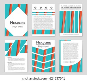 Abstract vector layout background set. For art template design, list, page, mockup brochure theme style, banner, idea, cover, booklet, print, flyer, book, blank, card, ad, sign, sheet,, a4