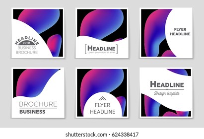 Abstract vector layout background set. For art template design, list, front page, mockup brochure theme style, banner, idea, cover, booklet, print, flyer, book, blank, card, ad, sign, sheet,, a4