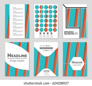 Abstract vector layout background set. For art template design, list, page, mockup brochure theme style, banner, idea, cover, booklet, print, flyer, book, blank, card, ad, sign, sheet,, a4