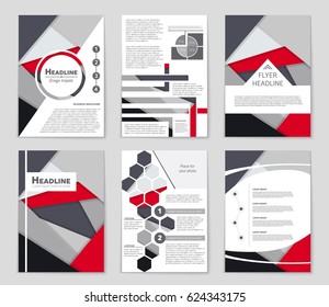 Abstract vector layout background set. For art template design, list, front page, mockup brochure theme style, banner, idea, cover, booklet, print, flyer, book, blank, card, ad, sign, sheet,, a4
