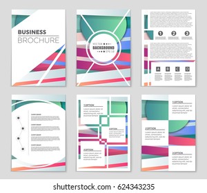 Abstract vector layout background set. For art template design, list, front page, mockup brochure theme style, banner, idea, cover, booklet, print, flyer, book, blank, card, ad, sign, sheet,, a4