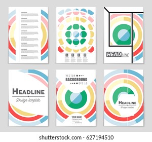 Abstract vector layout background set. For art template design, list, page, mockup brochure theme style, banner, idea, cover, booklet, print, flyer, book, blank, card, ad, sign, sheet,, a4