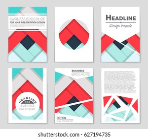 Abstract vector layout background set. For art template design, list, front page, mockup brochure theme style, banner, idea, cover, booklet, print, flyer, book, blank, card, ad, sign, sheet,, a4