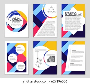 Abstract vector layout background set. For art template design, list, front page, mockup brochure theme style, banner, idea, cover, booklet, print, flyer, book, blank, card, ad, sign, sheet,, a4