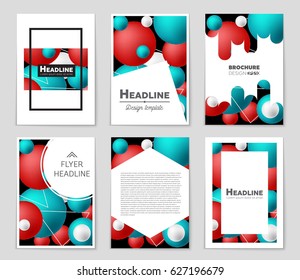 Abstract vector layout background set. For art template design, list, front page, mockup brochure theme style, banner, idea, cover, booklet, print, flyer, book, blank, card, ad, sign, sheet,, a4