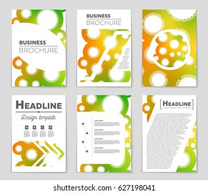 Abstract vector layout background set. For art template design, list, page, mockup brochure theme style, banner, idea, cover, booklet, print, flyer, book, blank, card, ad, sign, sheet,, a4