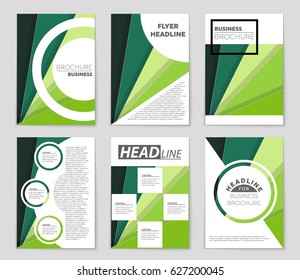 Abstract vector layout background set. For art template design, list, front page, mockup brochure theme style, banner, idea, cover, booklet, print, flyer, book, blank, card, ad, sign, sheet,, a4