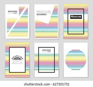 Abstract vector layout background set. For art template design, list, front page, mockup brochure theme style, banner, idea, cover, booklet, print, flyer, book, blank, card, ad, sign, sheet,, a4