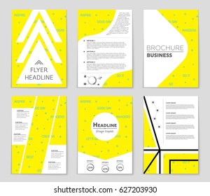 Abstract vector layout background set. For art template design, list, front page, mockup brochure theme style, banner, idea, cover, booklet, print, flyer, book, blank, card, ad, sign, sheet,, a4