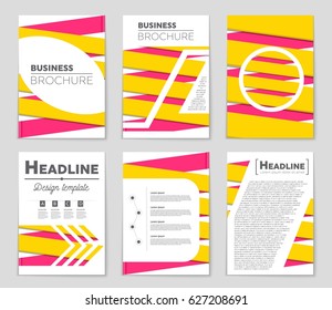 Abstract vector layout background set. For art template design, list, page, mockup brochure theme style, banner, idea, cover, booklet, print, flyer, book, blank, card, ad, sign, sheet,, a4