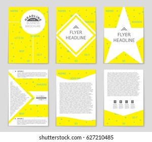 Abstract vector layout background set. For art template design, list, front page, mockup brochure theme style, banner, idea, cover, booklet, print, flyer, book, blank, card, ad, sign, sheet,, a4
