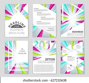 Abstract vector layout background set. For art template design, list, page, mockup brochure theme style, banner, idea, cover, booklet, print, flyer, book, blank, card, ad, sign, sheet,, a4