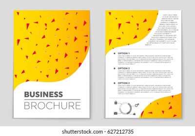 Abstract vector layout background set. For art template design, list, front page, mockup brochure theme style, banner, idea, cover, booklet, print, flyer, book, blank, card, ad, sign, sheet,, a4