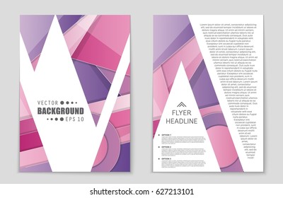 Abstract vector layout background set. For art template design, list, front page, mockup brochure theme style, banner, idea, cover, booklet, print, flyer, book, blank, card, ad, sign, sheet,, a4