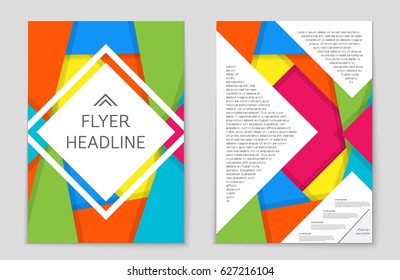 Abstract vector layout background set. For art template design, list, front page, mockup brochure theme style, banner, idea, cover, booklet, print, flyer, book, blank, card, ad, sign, sheet,, a4