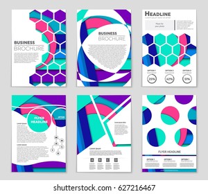 Abstract vector layout background set. For art template design, list, front page, mockup brochure theme style, banner, idea, cover, booklet, print, flyer, book, blank, card, ad, sign, sheet,, a4