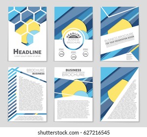 Abstract vector layout background set. For art template design, list, front page, mockup brochure theme style, banner, idea, cover, booklet, print, flyer, book, blank, card, ad, sign, sheet,, a4