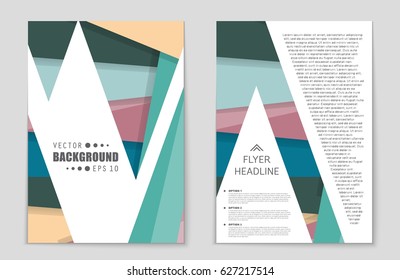 Abstract vector layout background set. For art template design, list, front page, mockup brochure theme style, banner, idea, cover, booklet, print, flyer, book, blank, card, ad, sign, sheet,, a4