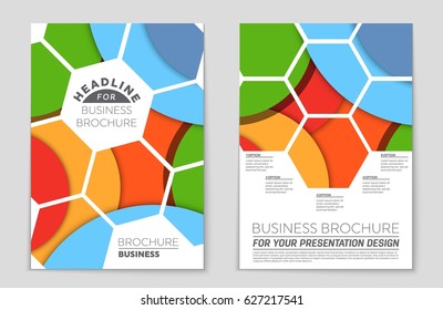 Abstract vector layout background set. For art template design, list, front page, mockup brochure theme style, banner, idea, cover, booklet, print, flyer, book, blank, card, ad, sign, sheet,, a4