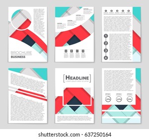 Abstract vector layout background set. For art template design, list, front page, mockup brochure theme style, banner, idea, cover, booklet, print, flyer, book, blank, card, ad, sign, sheet,, a4