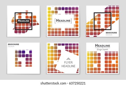 Abstract vector layout background set. For art template design, list, page, mockup brochure theme style, banner, idea, cover, booklet, print, flyer, book, blank, card, ad, sign, sheet,, a4