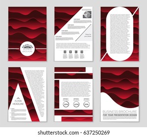 Abstract vector layout background set. For art template design, list, page, mockup brochure theme style, banner, idea, cover, booklet, print, flyer, book, blank, card, ad, sign, sheet,, a4.
