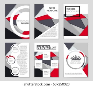 Abstract vector layout background set. For art template design, list, front page, mockup brochure theme style, banner, idea, cover, booklet, print, flyer, book, blank, card, ad, sign, sheet,, a4