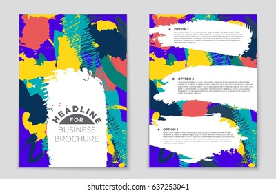 Abstract vector layout background set. For art template design, list, front page, mockup brochure theme style, banner, idea, cover, booklet, print, flyer, book, blank, card, ad, sign, sheet,, a4