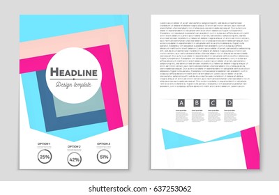 Abstract vector layout background set. For art template design, list, front page, mockup brochure theme style, banner, idea, cover, booklet, print, flyer, book, blank, card, ad, sign, sheet,, a4
