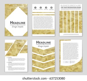 Abstract vector layout background set. For art template design, list, page, mockup brochure theme style, banner, idea, cover, booklet, print, flyer, book, blank, card, ad, sign, sheet,, a4.