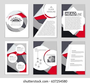 Abstract vector layout background set. For art template design, list, front page, mockup brochure theme style, banner, idea, cover, booklet, print, flyer, book, blank, card, ad, sign, sheet,, a4