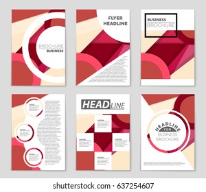 Abstract vector layout background set. For art template design, list, front page, mockup brochure theme style, banner, idea, cover, booklet, print, flyer, book, blank, card, ad, sign, sheet,, a4