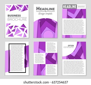 Abstract vector layout background set. For art template design, list, front page, mockup brochure theme style, banner, idea, cover, booklet, print, flyer, book, blank, card, ad, sign, sheet,, a4