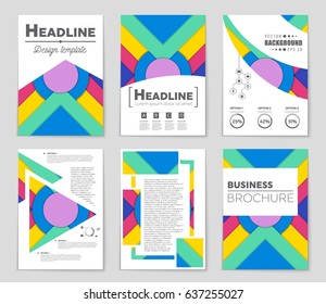 Abstract vector layout background set. For art template design, list, front page, mockup brochure theme style, banner, idea, cover, booklet, print, flyer, book, blank, card, ad, sign, sheet,, a4