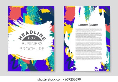 Abstract vector layout background set. For art template design, list, front page, mockup brochure theme style, banner, idea, cover, booklet, print, flyer, book, blank, card, ad, sign, sheet,, a4