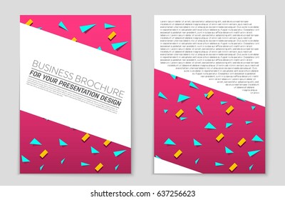 Abstract vector layout background set. For art template design, list, front page, mockup brochure theme style, banner, idea, cover, booklet, print, flyer, book, blank, card, ad, sign, sheet,, a4