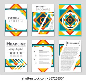 Abstract vector layout background set. For art template design, list, page, mockup brochure theme style, banner, idea, cover, booklet, print, flyer, book, blank, card, ad, sign, sheet,, a4