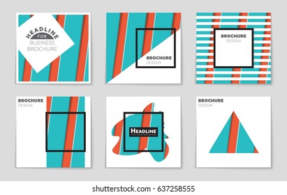 Abstract vector layout background set. For art template design, list, page, mockup brochure theme style, banner, idea, cover, booklet, print, flyer, book, blank, card, ad, sign, sheet,, a4