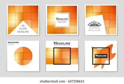 Abstract vector layout background set. For art template design, list, page, mockup brochure theme style, banner, idea, cover, booklet, print, flyer, book, blank, card, ad, sign, sheet,, a4