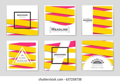 Abstract vector layout background set. For art template design, list, page, mockup brochure theme style, banner, idea, cover, booklet, print, flyer, book, blank, card, ad, sign, sheet,, a4