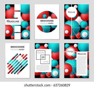 Abstract vector layout background set. For art template design, list, front page, mockup brochure theme style, banner, idea, cover, booklet, print, flyer, book, blank, card, ad, sign, sheet,, a4