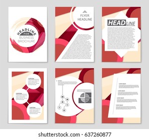 Abstract vector layout background set. For art template design, list, front page, mockup brochure theme style, banner, idea, cover, booklet, print, flyer, book, blank, card, ad, sign, sheet,, a4