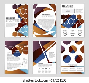 Abstract vector layout background set. For art template design, list, front page, mockup brochure theme style, banner, idea, cover, booklet, print, flyer, book, blank, card, ad, sign, sheet,, a4