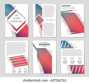 Abstract vector layout background set. For art template design, list, page, mockup brochure theme style, banner, idea, cover, booklet, print, flyer, book, blank, card, ad, sign, sheet,, a4