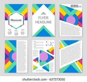 Abstract vector layout background set. For art template design, list, front page, mockup brochure theme style, banner, idea, cover, booklet, print, flyer, book, blank, card, ad, sign, sheet,, a4